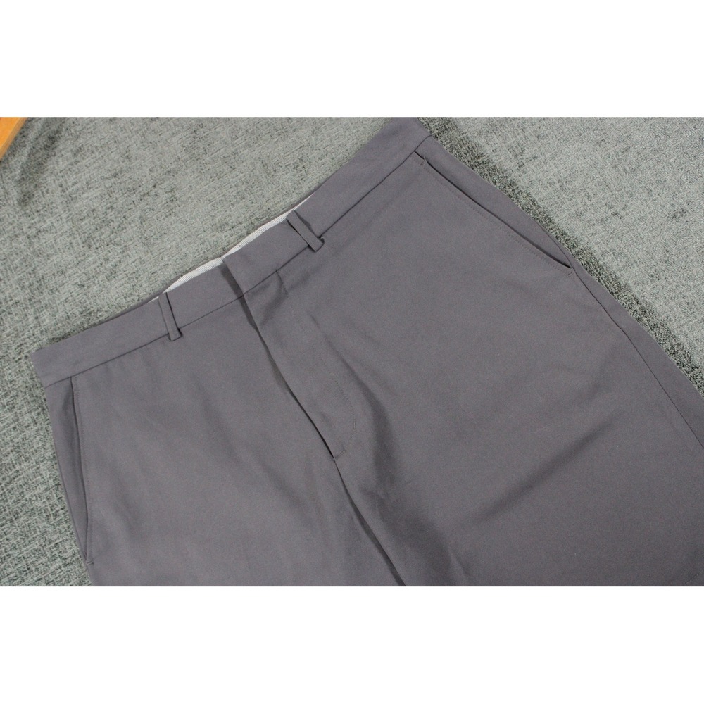 Walter Hagen Mens Gray Golf Shorts Flat Front W36 Polyester Activewear 0944